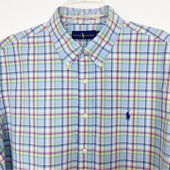 Mens Ralph Lauren Plaid Button Down Shirt - Picture 2 of 8